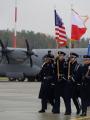 Uroczyste przywitanie Sił Powietrznych USA w Łasku