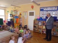 Burmistrz z wizytą u przedszkolaków