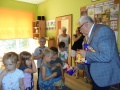 Burmistrz z wizytą u przedszkolaków