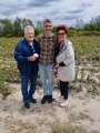 Para prezydencka na różanej plantacji 